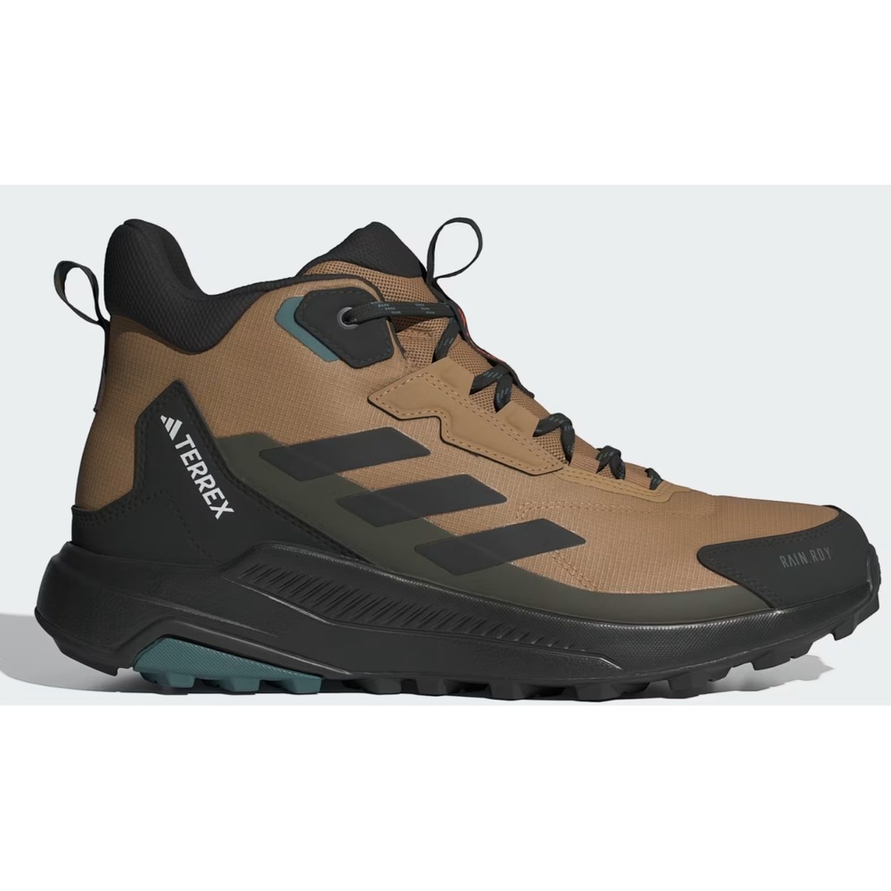 Adidas Terrex Anylander Mid RAIN.RDY Men's Hiking Boots Beige Black JQ9963 9.5